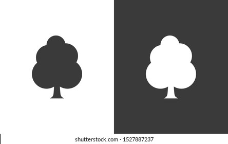 Tree vector icon, Eco concept
