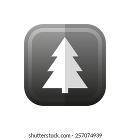 tree - vector icon, flat design