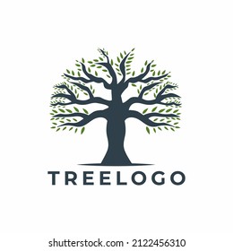 Tree vector icon illustration logo design