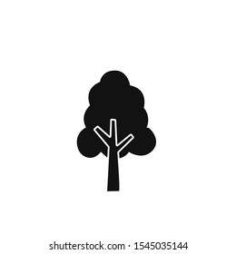 Tree vector icon illustration sign