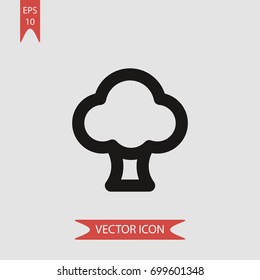 Tree vector icon illustration symbol