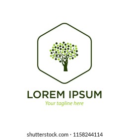 tree vector icon. logo design elements.