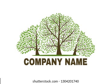 tree vector icon. logo design elements.