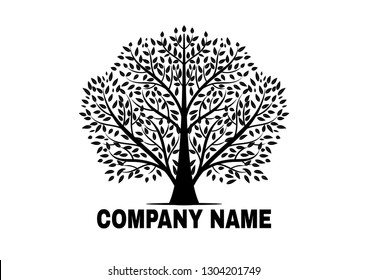 tree vector icon. logo design elements.