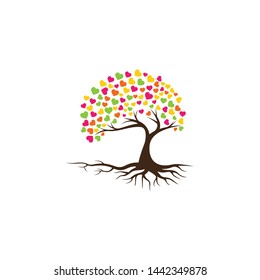 Tree vector icon. logo design elements.