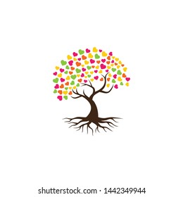 Tree vector icon. logo design elements.