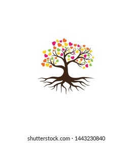 Tree vector icon. logo design elements.