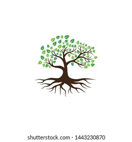 Tree vector icon. logo design elements.
