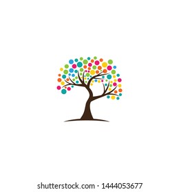 Tree vector icon. logo design elements.