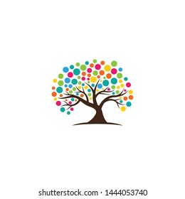 Tree vector icon. logo design elements.