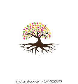 Tree vector icon. logo design elements.