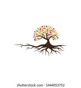 Tree vector icon. logo design elements.