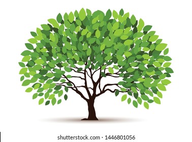 tree vector icon. logo design elements.