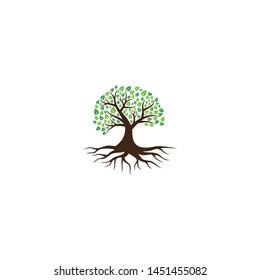 Tree vector icon. logo design elements.