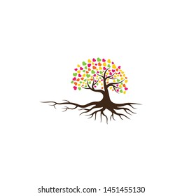 Tree vector icon. logo design elements.