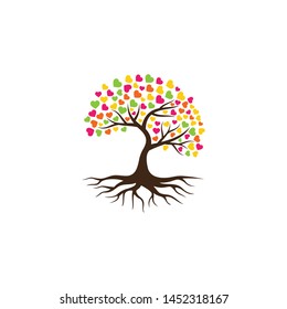 Tree vector icon. logo design elements.