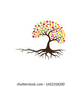 Tree vector icon. logo design elements.