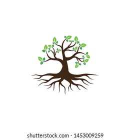 Tree vector icon. logo design elements.