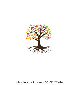 Tree vector icon. logo design elements.