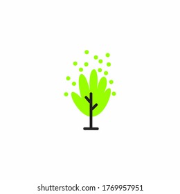 Tree vector icon. logo design elements - vector.