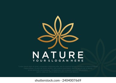 Tree vector icon logo design . Nature tree . Vector illustration