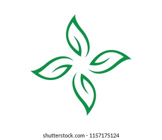 tree vector icon logo green design