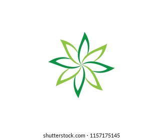 tree vector icon logo green design