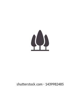 Tree Vector icon . Lorem Ipsum Illustration design