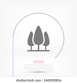 Tree Vector icon . Lorem Ipsum Illustration design