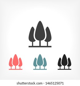 Tree Vector icon . Lorem Ipsum Illustration design