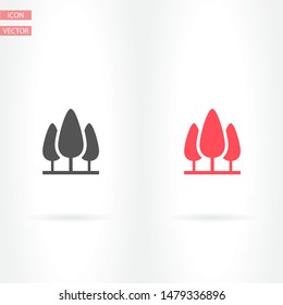 Tree Vector icon . Lorem Ipsum Illustration design