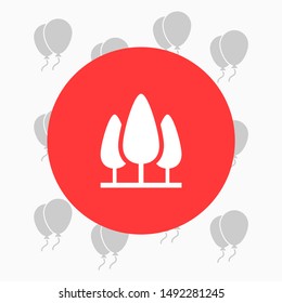 Tree Vector icon . Lorem Ipsum Illustration design