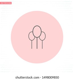 tree Vector icon . Lorem Ipsum Illustration design