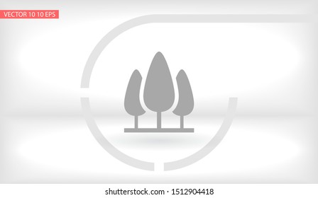 Tree Vector icon . Lorem Ipsum Illustration design