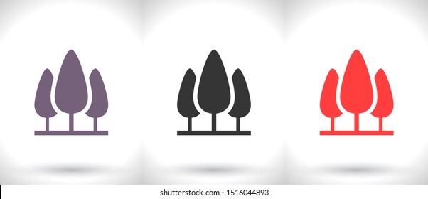 Tree Vector icon . Lorem Ipsum Illustration design