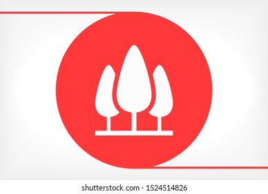 Tree Vector icon . Lorem Ipsum Illustration design
