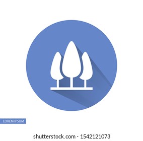 Tree Vector icon . Lorem Ipsum Illustration design