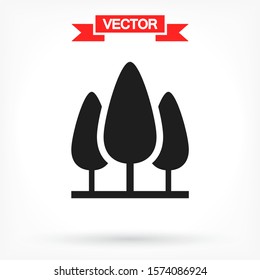 Tree Vector icon . Lorem Ipsum Illustration design