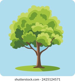 Tree Vector Icon, Minimalistic Tree Icon, Vector Tree