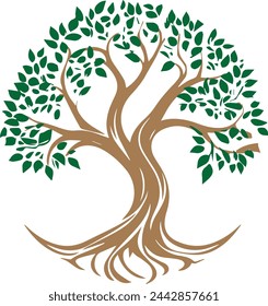 Baum Vektor-Symbol, PNG-Baum-Symbol-Design.
