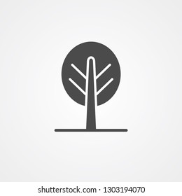 Tree vector icon sign symbol