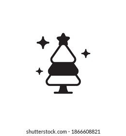 Tree Vector Icon Style Illustration. EPS 10 File