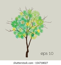 Tree, vector illustration