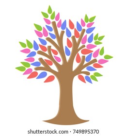 Human Tree Stock Vector (Royalty Free) 436064875