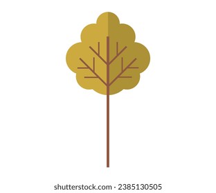 Tree vector illustration. The biological diversity found in living organisms forest is awe inspiring Growing vegetation acts as natural filter, purifying air we breathe Trees are lungs earth