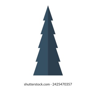Ilustración del vector del árbol. Los esfuerzos de conservación ambiental tienen como objetivo proteger los árboles del hábitat natural y otra flora El árbol conceptual representa la fuerza, la resiliencia y la interconexión Estacional