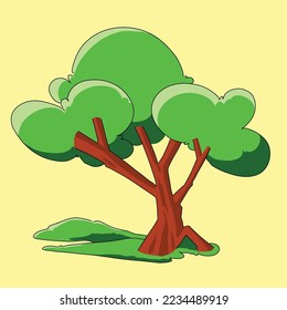 tree vector illustration hand draw