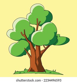 tree vector illustration hand draw
