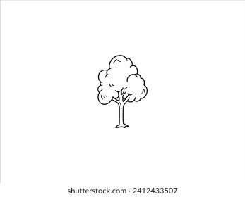 tree vector illustration, nature tree