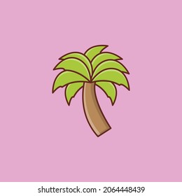 tree Vector illustration on a transparent background. Premium quality symbols. Vector Line Flat color  icon for concept and graphic design.